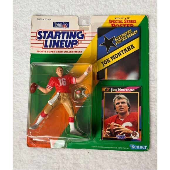 Kenner Starting Lineup Joe Montana 1992 San Francisco 49er's NFL - Picture 1 of 10